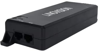 LINOVISION Gigabit 90W Passiver POE Injector, Single Port PoE++ Injector, 10/100/1000Mbps Hi-POE Midspan, POE Power Injector für PTZ Kamera, VoIP Telefon