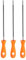 sourcing map 3pcs Chainsaw File 3/16(4.8mm) Chrome Steel Double Cut Round Rasp with Plastic Handle for Chain Saw Polishing