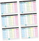 VILLCASE 2024 Kalender Schmuck Wandplaner Monatskalender für Home Zeitplan Planung