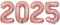 2025 Happy New Year Folienballon, Frohes Party Tischdeko, Für Neujahr Happy New Year Deko, Silvester Party Deko Neujahr Zahlen Ballons, Silvester Deko 2025, Silvesterparty Folienballons (C-Roségold)