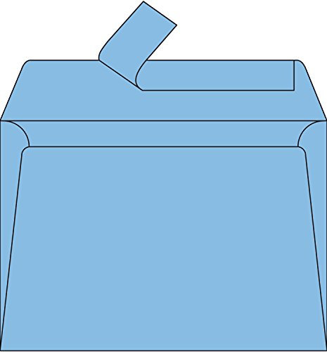 Clairefontaine - Ref 55726C - Pollen Adhesive Envelopes (Pack of 20) - C6 Sized, 120gsm Paper, Printer-Compatible, Acid Free, Adhesive Strip for Easy Seal - Lavender Blue