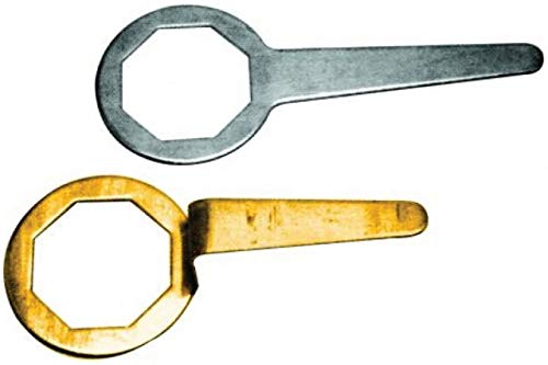 Immersion heater spanner - cranked type