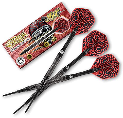 Shot Darts Warrior Kapene Captain 90% Tungsten Softdarts 18g
