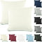 CelinaTex Active Kopfkissen Bezug Doppelpack Set 80x80 Natur beige Baumwolle Jersey Nackenkissen Kissenhülle 5001539
