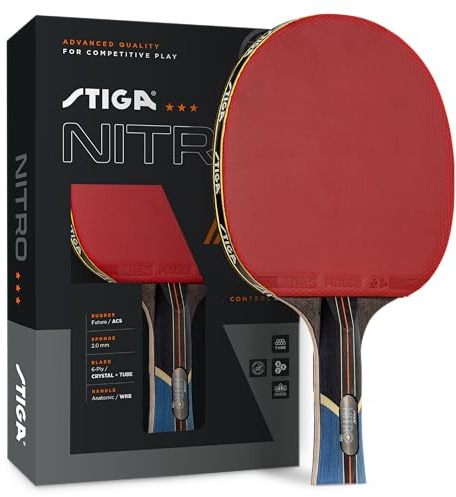 STIGA Beginner Ping Pong Paddles - Recreational to Performance Table Tennis Rackets Ages and Skill Levels - Multiple Styles + Performance Levels Available