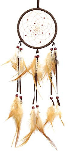 Sayla Traumfänger Handgefertigt Traditionelles Dreamcatcher Wandbehang Gute Träume Wand Zimmer Auto Deko Ornament Geschenk Party Geschenk Federn Dreamcatcher Wand Deko Ornament