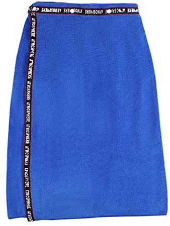 Saunakilt Herren Frottee Saunatuch Verstellbarer Sauna Sarong mit Gummizug Saugfähiger Saunahandtuch Badetuch Knielang Saunarock Kuscheliges Handtuch Herren Kilt für Bade Schwimmen Strand Fitness