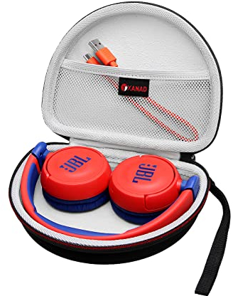 XANAD Funda para jbl 310bt Auriculares inalámbricos para niños portátil Bluetooth Auriculares Bolsa (Negro)