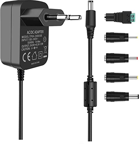 TKDY 24V 0,5A 500mA Netzteil, 100V ~ 240V AC zu DC 24 Volt Konverter für ätherische Öl Diffusor Aromatherapie Luftbefeuchter