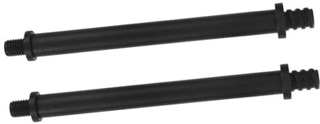 SEWOART 2 Piezas Mangos de Repuesto para Escobilla de Baño Accesorios Limpieza de Inodoro con Plástico Duradero Diseño Ergonómico y Tornillo Externo de 13MM para Hogar y Oficina