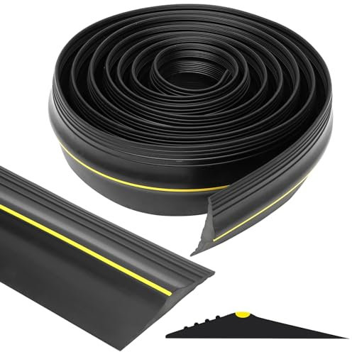 RANJIMA Joint de Porte de Garage, 3M Joint de Seuil pour porte de garage, Joint Porte Garage Sectionnelle Adaptée Au Bas de La Porte de Garage, Protège Contre La Pluie, Les Feuilles et Les Insectes