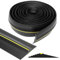 RANJIMA Joint de Porte de Garage, 3M Joint de Seuil pour porte de garage, Joint Porte Garage Sectionnelle Adaptée Au Bas de La Porte de Garage, Protège Contre La Pluie, Les Feuilles et Les Insectes