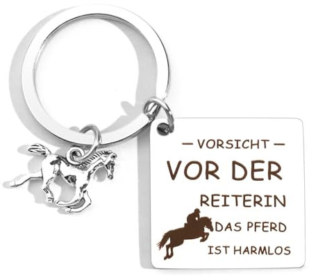 GuardiaTech Pferde Mädchen Geschenk Schlüsselanhänger Pferd Pferde Geschenke Für Mädchen Geschenke Für Pferdeliebhaber Schlüsselanhänger Mädchen Geschenk Taufe Junge Reiter Sachen Pferdemädchen