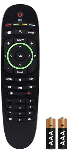 OVLAN Mando a Distancia Compatible con Movistar + Fusion TV Color Negro
