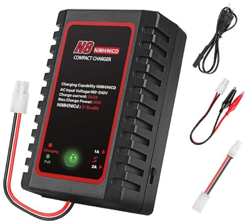 Shinekoo Chargeur de batterie B3 Lipo pour batterie LiPo 2s-3S, N8 Nimh Nicd RC Équilibre Chargeur rapide (100-240 V) pour drone RC Quadcopter RC Voiture Bateau Airsoft Gun