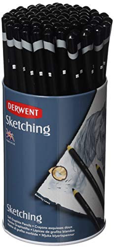 Derwent Sketching Pencils, Set of 72, Professional Quality, 34345