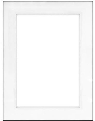 Fineline Picture Frame Color: Black, Size: 11 x 14 Frame/8 x 10 Shadow Mat