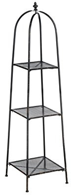 Premier Housewares New York Loft 3-Tier Shelf Unit, Black