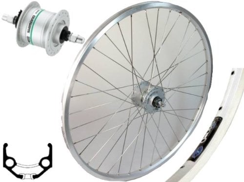 Rigida ZAC 19 Silber 28 Laufrad komplett Shimano Nabendynamo DH3N20