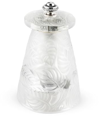 PEUGEOT - Pfeffermühle Lalique Manuel 9 cm - Klassische Mahlgradeinstellung - Kristall - Französisches Know-how - Transparente Farbe