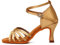 HROYL Scarpe da Ballo Latino Americano Donna Salsa e Bachata Professionali Scarpe Ballo da Sala,213-Beige-7, EU 38