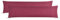 leevitex Kissenbezug Set | 2er Pack | 100% Baumwolle | Jersey | Kissenbezüge | Seitenschläferkissen | Kissenhülle | Nackenkissenbezug | Bordeaux/Weinrot, 40 x 145 cm | Seitenschläfer/Stillkissenbezug