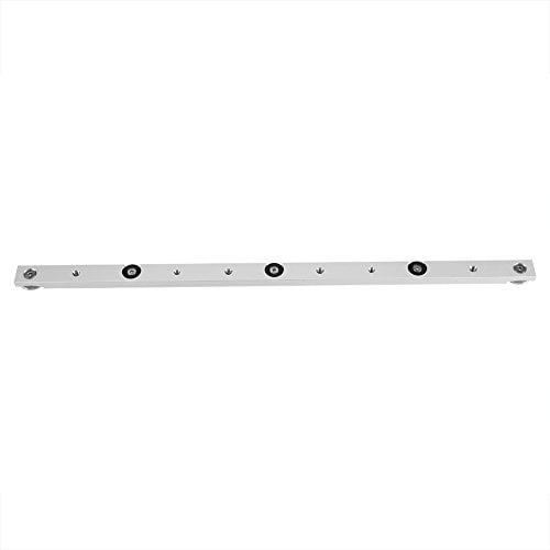 Table Saw Rail,Fdit Aluminium Alloy Miter Bar Rail Miter Guage Bar Slider Table Saw Gauge Rod Wood Working Tool(450mm)