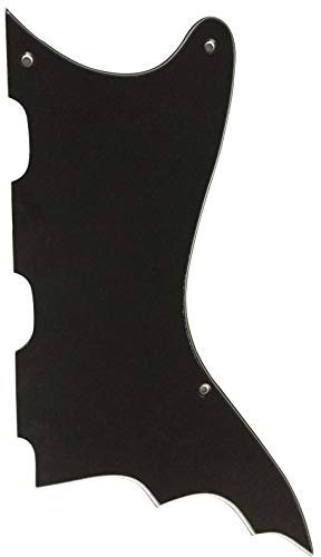 Passend für Silvertone 1445 Kay Speed Demon Airline Style Gitarren-Pickguard (3-lagig, schwarz)