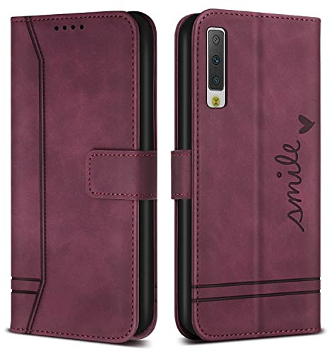 Bravoday Schutzhülle für Galaxy A02S / Galaxy F02S / Galaxy M02S, Schutzhülle aus Leder mit Magnetverschluss, Flip Tasche für Galaxy A02S / Galaxy F02S / Galaxy M02S