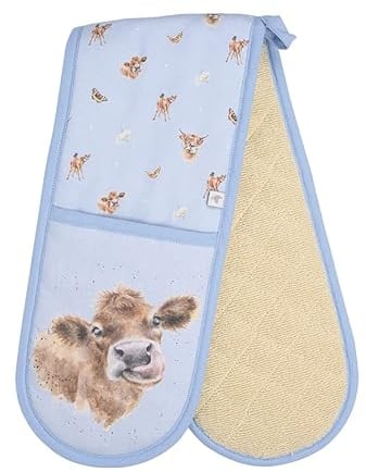 Wrendale Designs Farmyard Friends Double Oven Glove (Cow)