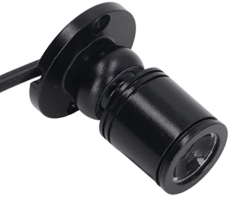 AUNMAS Mini-Spot-Lichter, USB 5V Aluminium Dimmbare Spotleuchte mit 6,6 ft Kabel für Vitrinen Schmuckschränke, Schränke Eingangsbereiche Tische Regale (Warmweißes Licht 3000K)