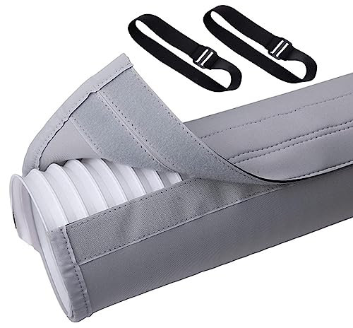 Air Conditioner Hose Wrap - Air Conditioner Hose Insulation Sleeve | Portable Dustproof Air Conditioner Hose Protective Wrap, Fits 5 to 5.9 Diameter Hose