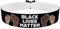 Black Lives Matter schwarz Stoffarmband - Satinarmband - Wasserfest - Langlebig - Solidaritätsarmband - Unisex Armband - Politisches Armband - Geschenk für Aktivisten - Fashion Armband