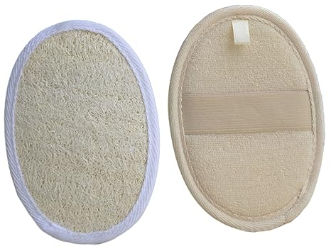 Mikinona 2 Piezas almohadilla de exfoliación corporal depurador de almohadillas de baño cepillo de fregar cepillo exfoliante Estilo japones toallita de baño toalla de baño