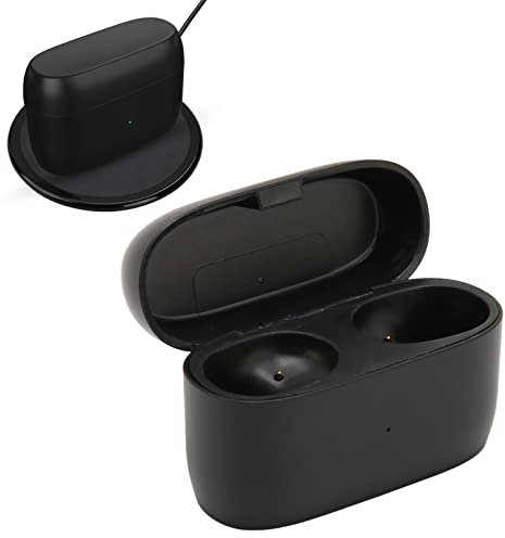 Generic Charging Case Replacement, Earbuds Charging Case USB Charging Replacement Wireless Earphone Charger Box for Jabra Elite 85t Power Protection (Earbuds not Included, Black)