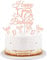 bng-bng 17th Birthday Cake Topper,Rose Gold Glittery Happy 17th Birthday Cake Cupcake Toppers For Girls 17 Seventeen Years Old Birthday Party Supplies Decorations