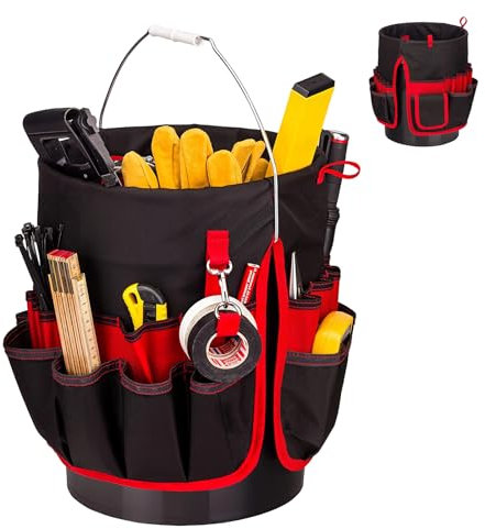 Spalivivre Seau de rangement très résistant pour outils de jardin ménagers