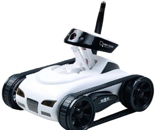 Agmoctz FPV RC Kamera Tank WiFi Echtzeit HD Video Mini RC Auto Fernsteuerungsroboter Qualität