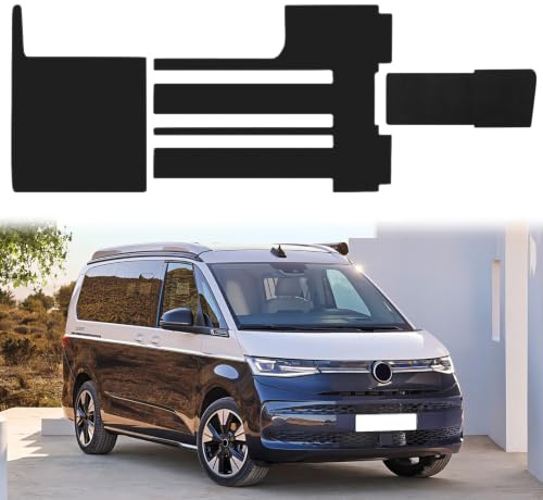 Gastraum Kofferraum Teppich Fußmatte passend für Volkswagen VW T7 California Coast and Ocean Mit Seitenschränken