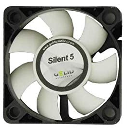 GELID Solutions Silent 5 – 3-Pin fan of 50mm for Standard Case | Silent Operation | Optimized Fan Blades | High Airflow & High Static Pressure