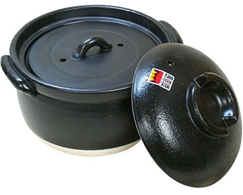 [Plump Reis Topf] 3 GO Cook doppeltem Deckel Ewig Yokkaichi gebackener (Made in Japan) [Cook Authentic 3 GO], um 0 ¥