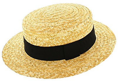 Votrechapeau - Sombrero de paja auténtica Paille naturelle 63 cm