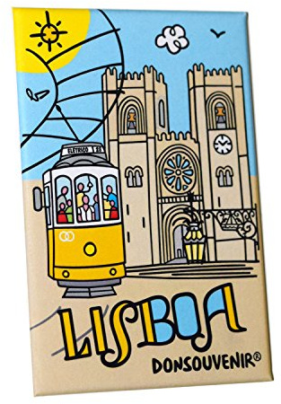 Magnet LISSABON. KÜHLSCHRANKMAGNET Modell: Tram ELETRICO LA SÉ