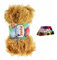 Fransen-Strickgarn Yumos 140m/100g Fancy Garn Strickwolle 40 Farben, Farbe:1111 goldgelb