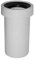 MANICOTTO WC TUBO PROLUNGA VASO DA 110 mm lungh 40cm rigido diritto SENZA ROSONE
