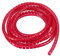 sourcing map Flexible Spiralschlauch Wickelkabel Hülle Computerkabel 7mmx8mm 3 Meter Rot