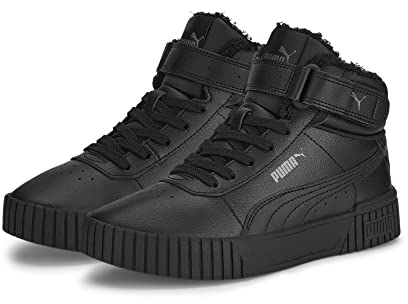 PUMA Mädchen Carina 2.0 Mid Wtr Jr Sneaker, Puma Black Puma Black Dark Shadow, 37 EU
