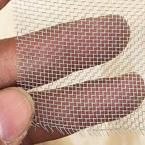 60 80 90 100 120 150 CM Wide Small to Large Mesh Door Screen, Stainless Steel Window Screen for Bugs and Dust, Patio Sliding Door Replacement Screening (Size : 1.2x4m(3.9x13ft))
