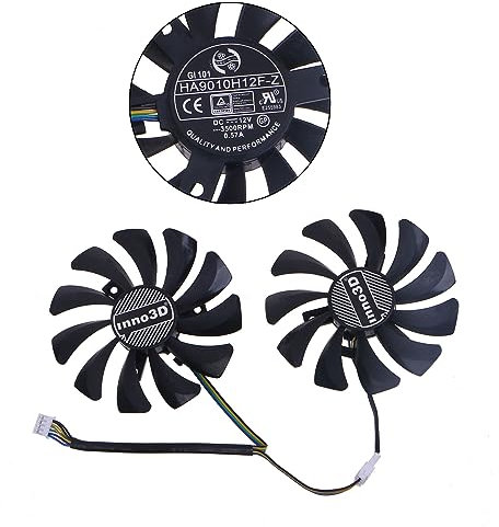 2PCS 85MM HA9010H12F Z 4Pin Lüfter Ersatz Für Inno-3D GTX1060 OC 6G GTX960 P106-100 P106 GTX-1060 GTX960 Karten 4 Pin Fan Controller 12v