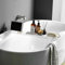 Acryl-Badewanne, durchsichtige Badewannenablage, Tisch zur Aufbewahrung von Seifen, Telefonen, Handtüchern, Kerzen(Transparent,120cm(47 1/4)